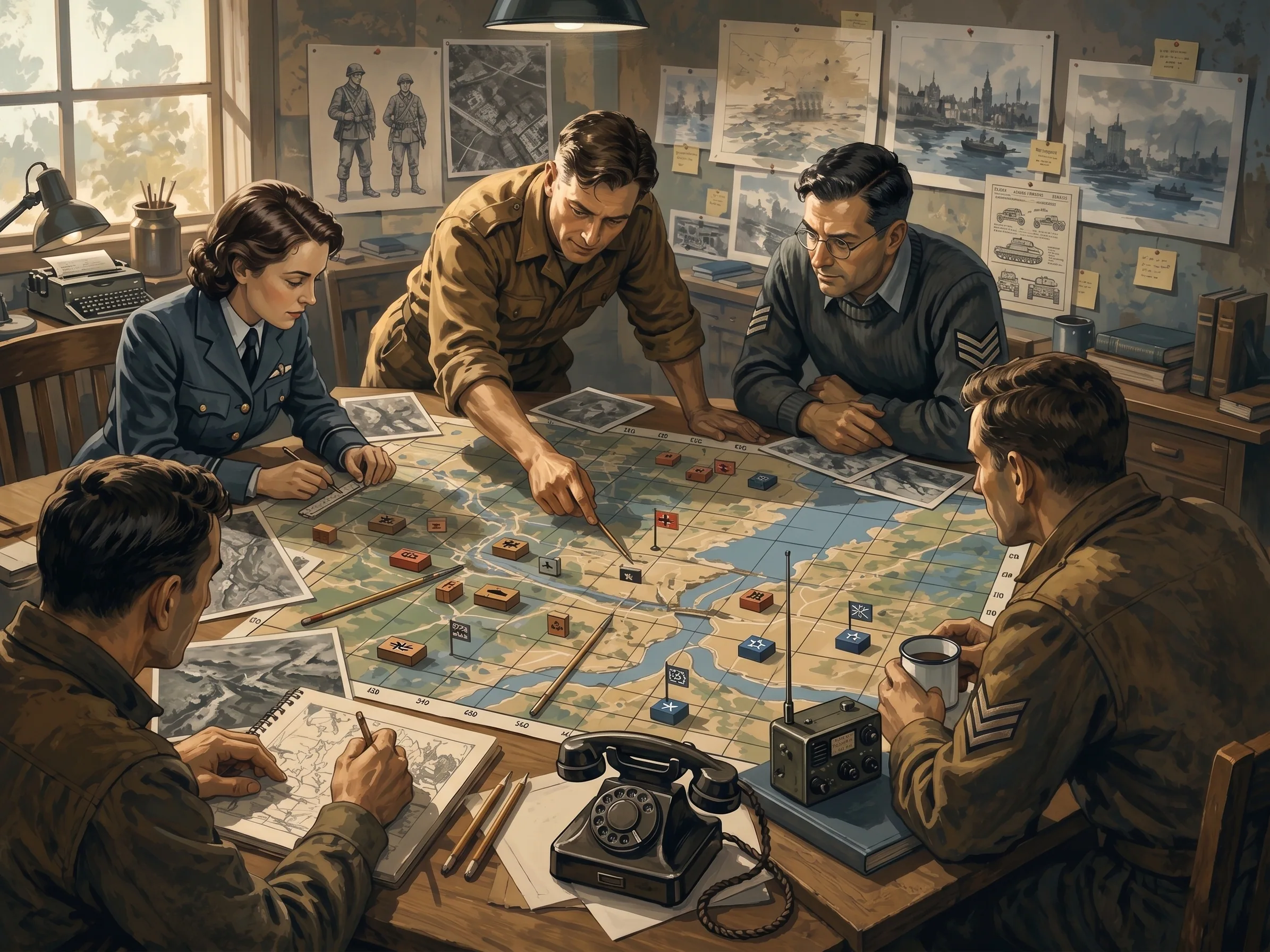 Players joining playtests, Discord, and community operations around Field of Command.