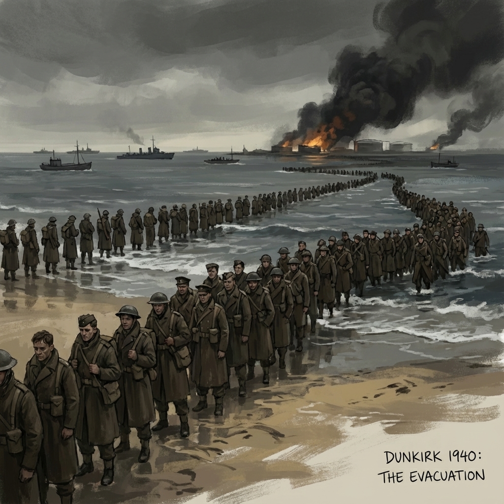 Dunkirk 1940 Concept Art